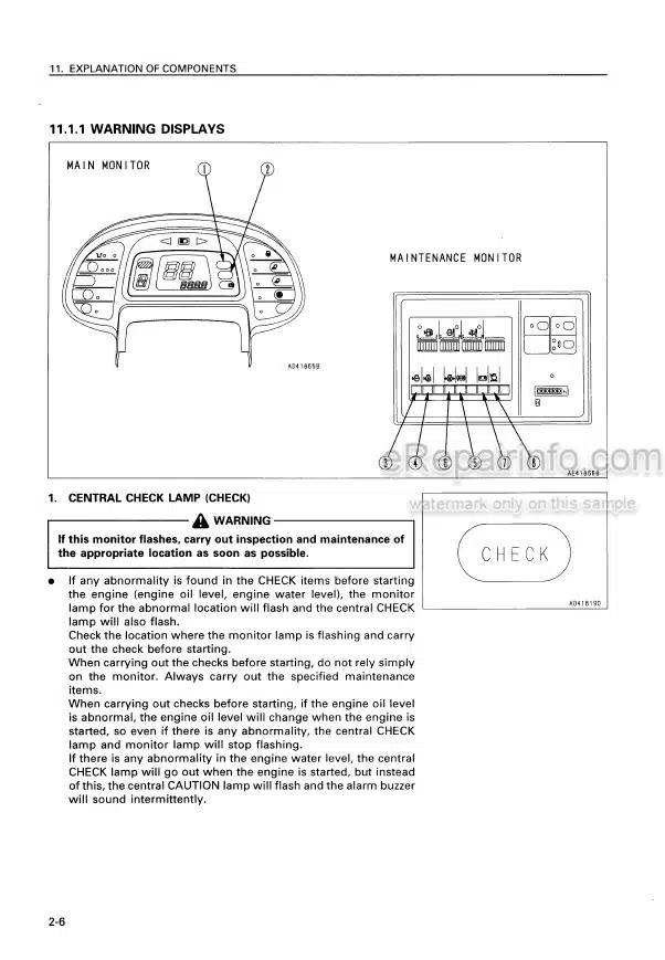 Photo 5 - Komatsu Avance WA500-3 Operation And Maintenance Manual Wheel Loader SEAM014500
