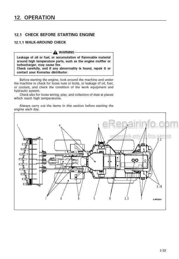 Photo 5 - Komatsu Avance WA900-3 Operation And Maintenance Manual Wheel Loader SEAM018712T
