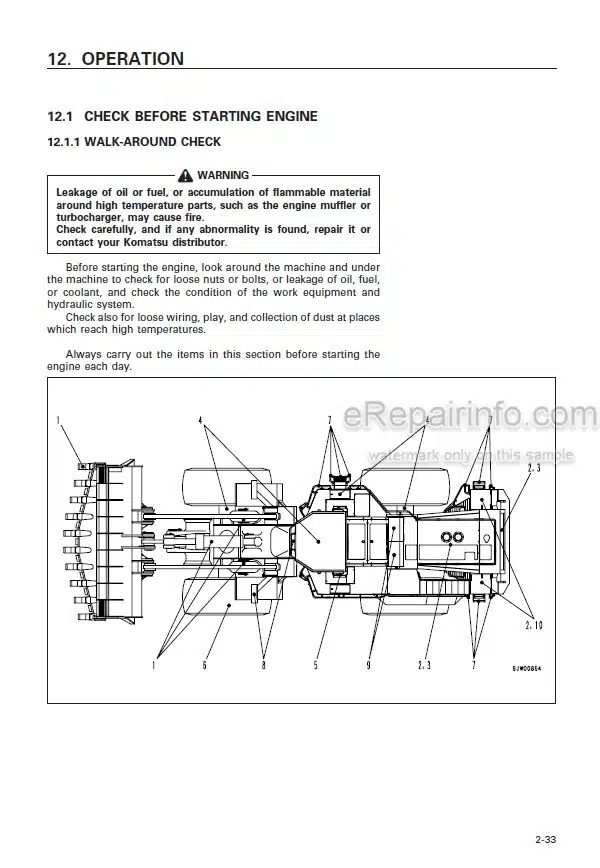 Photo 5 - Komatsu Avance WA900-3 Operation And Maintenance Manual Wheel Loader SEAM018712T