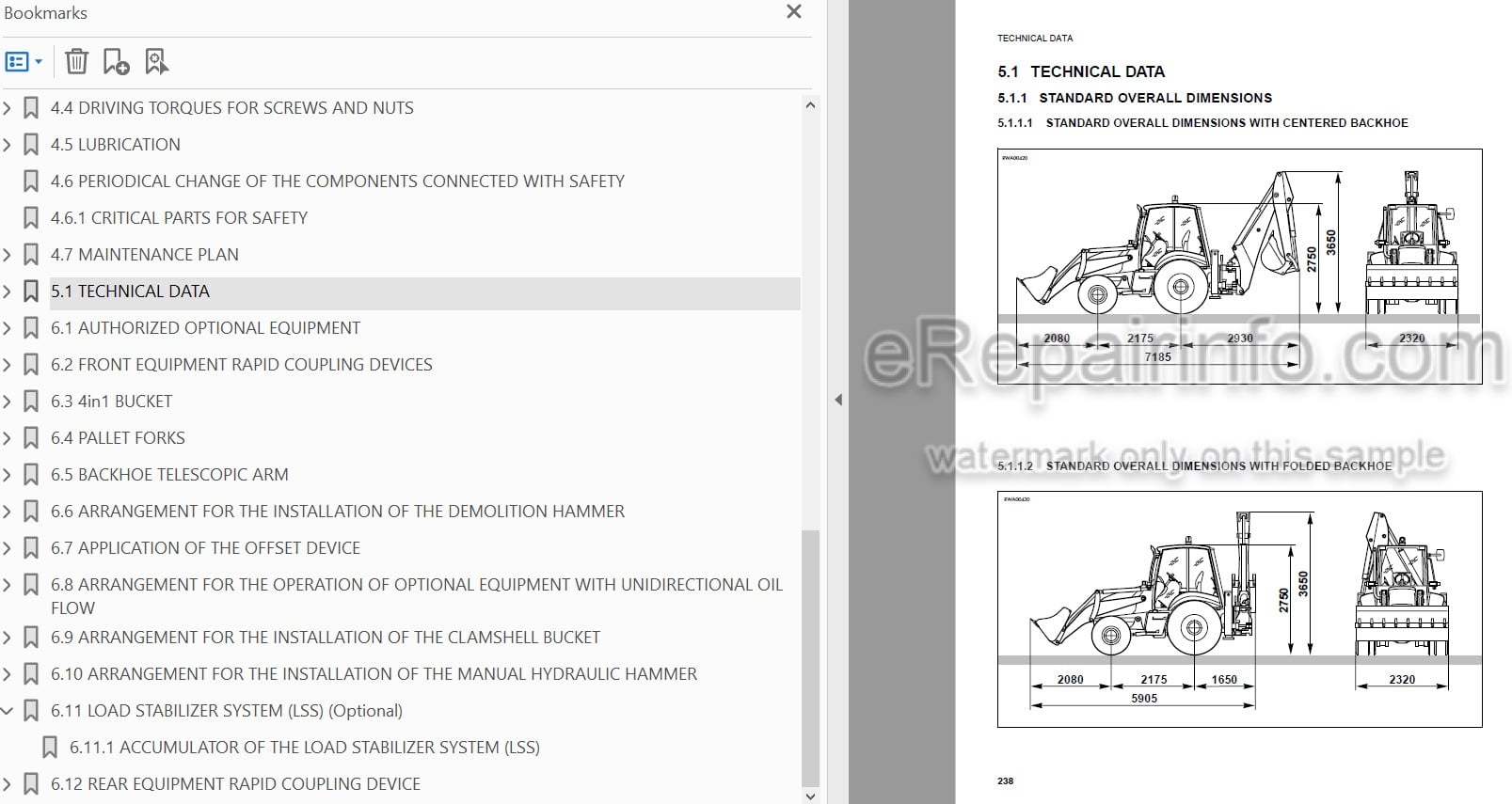 Photo 3 - Komatsu Avance WB97R-2 Operation And Maintenance Manual Backhoe Loader WEAM000605