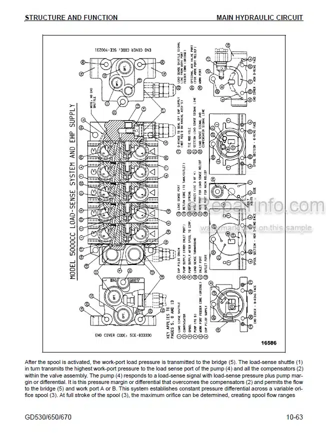 Photo 3 - Komatsu GD530A-2 GD650A-2 GD670A-2 GD530AW-2 GD650AW-2 GD670AW-2 Shop Manual Motor Grader CEBM003901