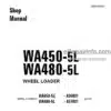 Photo 5 - Komatsu Galeo WA450-5L WA480-5L Shop Manual Wheel Loader CEBM009601