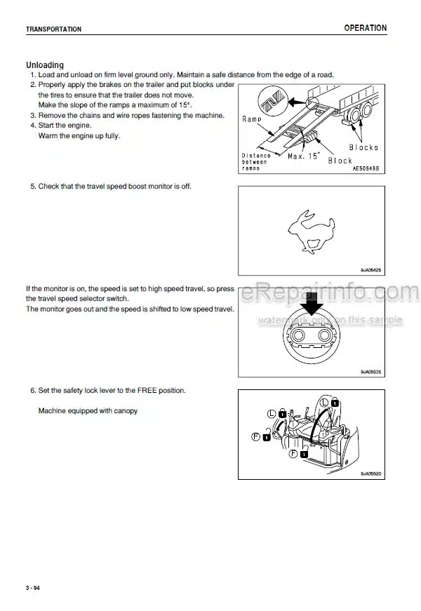 Photo 3 - Komatsu Galeo PC40MR-2 PC40MRX-2 PC50MR-2 PC50MRX-2 Operation And Maintenance Manual Hydraulic Excavator SEAM055301T