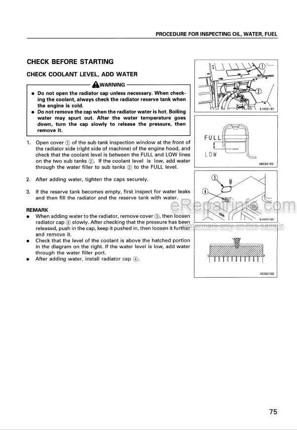 Photo 5 - Komatsu Galeo PC1250-7 PC1250SP-7 PC1250LC-7 Field Assembly Manual Hydraulic Excavator SEAW003700