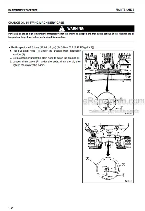 Photo 5 - Komatsu Galeo PC1250-8 PC1250SP-8 PC1250LC-8 Operation And Maintenance Manual Hydraulic Excavator TEN00146-01