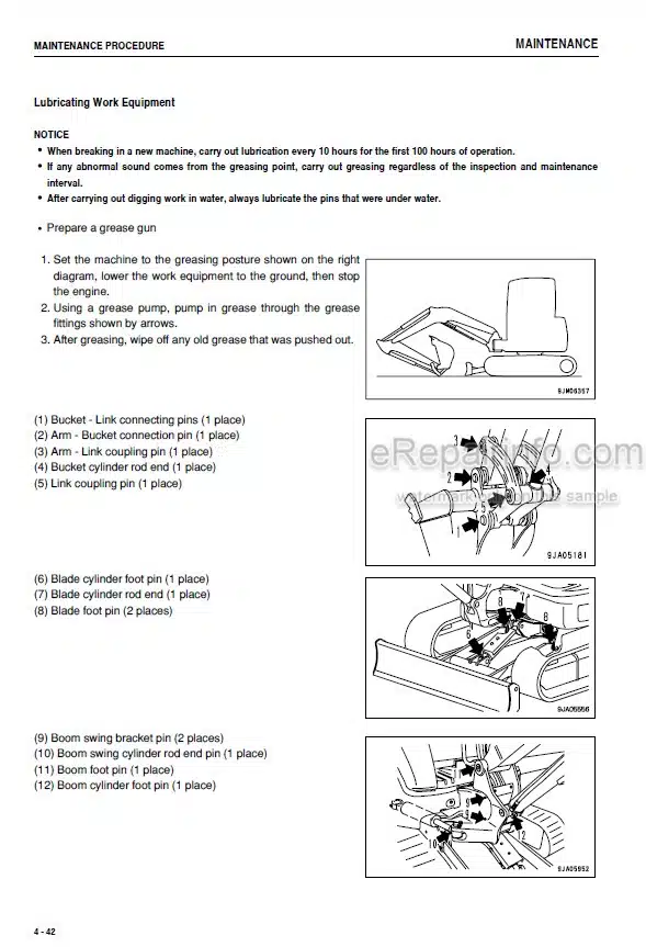 Photo 6 - Komatsu Galeo PC40MR-2 PC40MRX-2 PC50MR-2 PC50MRX-2 Operation And Maintenance Manual Hydraulic Excavator SEAM055301T