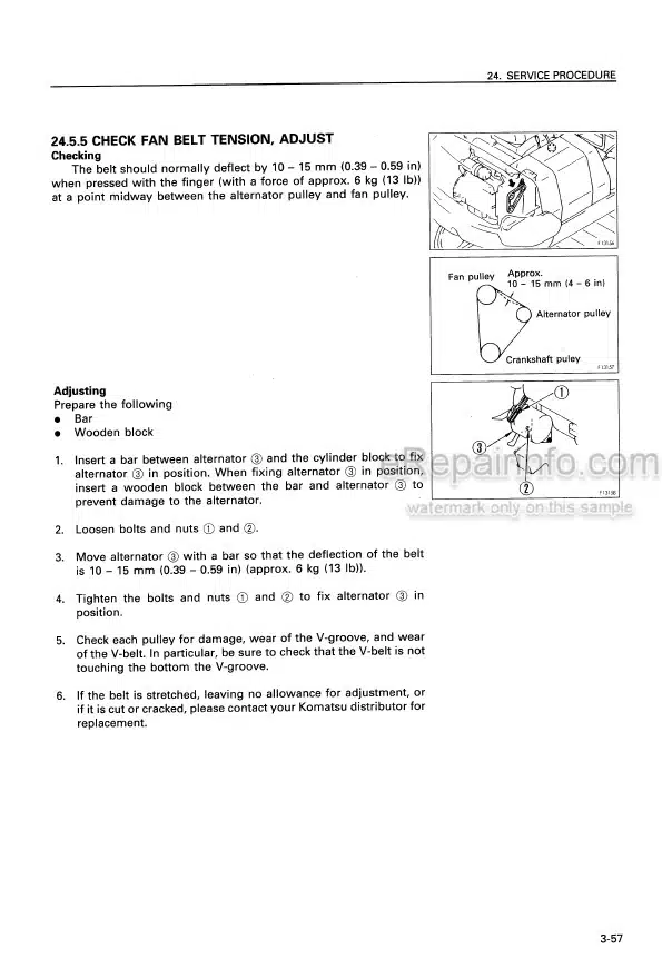Photo 2 - Komatsu PC25-1 PC30-7 PC40-7 PC45-1 Operation And Maintenance Hydraulic Excavator SEAM006600