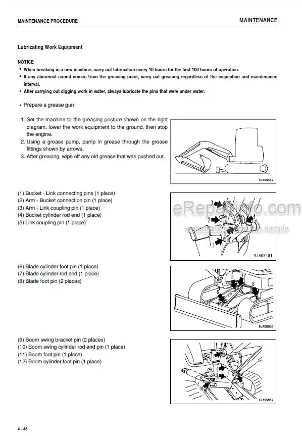 Photo 8 - Komatsu Galeo PC27MR-2 PC35MR-2 Operation And Maintenance Manual Hydraulic Excavator TEN00099-01