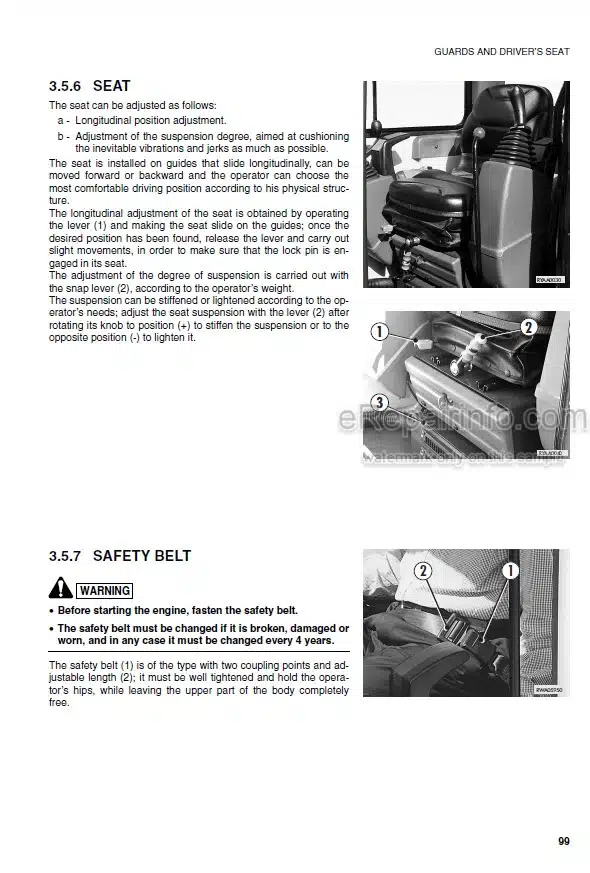 Photo 4 - Komatsu PC40MRX-1 PC45MRX-1 Operation And Maintenance Manual Hydraulic Excavator SEAM043006T