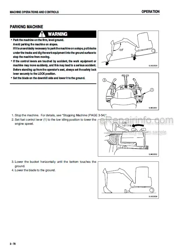 Photo 11 - Komatsu PC40MRX-1 PC45MRX-1 Operation And Maintenance Manual Hydraulic Excavator SEAM043006T