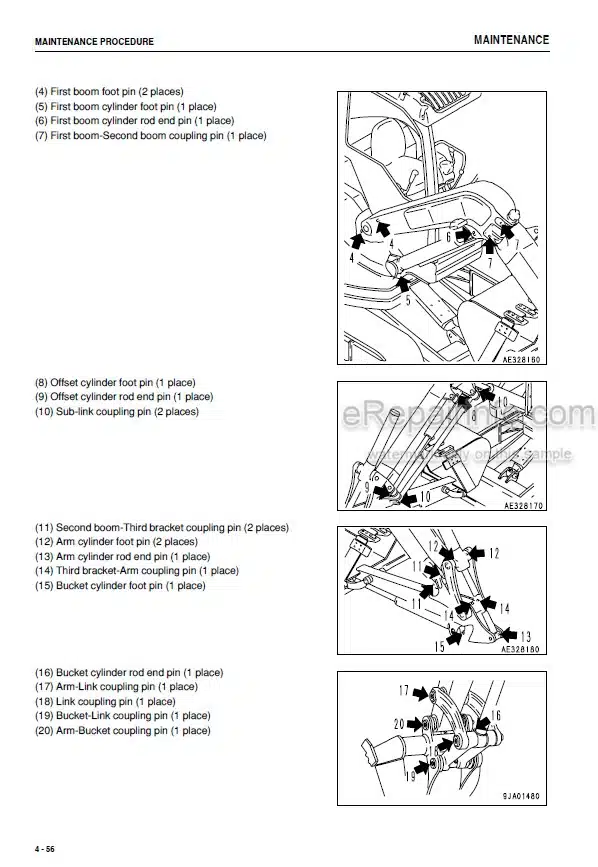 Photo 7 - Komatsu PC58UU-3 Operation And Maintenance Manual Hydraulic Excavator SEAM040505T