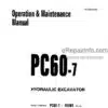 Photo 4 - Komatsu PC60-7 Operation And Maintenance Manual Hydraulic Excavator SEAM004202