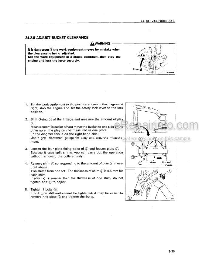 Photo 7 - Komatsu PC58UU-3 Operation And Maintenance Manual Hydraulic Excavator SEAM040505T
