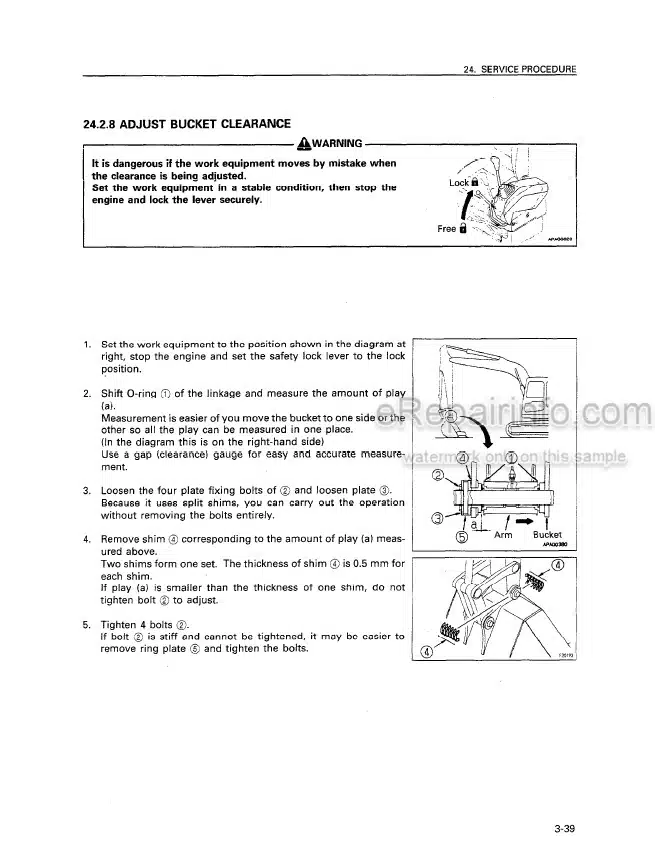 Photo 6 - Komatsu PC60-7 Operation And Maintenance Manual Hydraulic Excavator SEAM004202