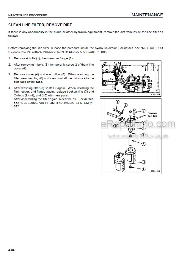 Photo 7 - Komatsu Galeo PC400-7 PC400LC-7 PC450-7 PC450LC-7 Operation And Maintenance Manual Hydraulic Excavator SEAM056500T