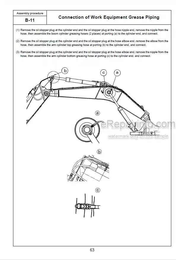 Photo 4 - Komatsu PC600-8 PC600LC-8 Field Assembly Manual Hydraulic Excavator GEN00043-00