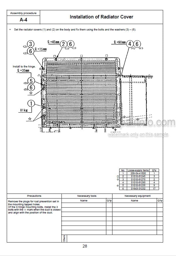 Photo 7 - Komatsu KDC410 KDC610 Specification Manual Engine