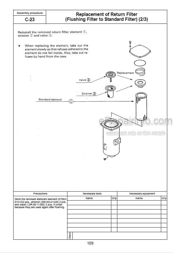 Photo 6 - Komatsu Galeo PC800-8 PC800SE-8 PC800LC-8 PC850-8 PC850SE-8 Field Assembly Instructions Hydraulic Excavator GEN00048-00