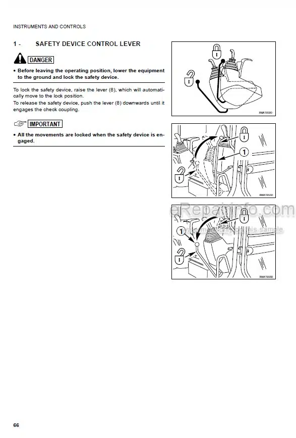 Photo 3 - Komatsu PC95R-2 Operation And Maintenance Manual Excavator