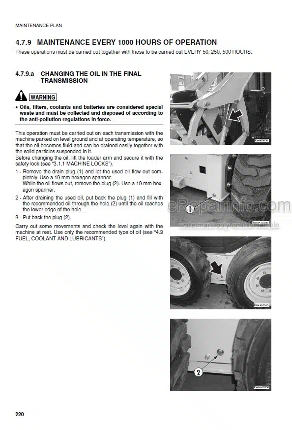 Photo 6 - Komatsu SK820-5 Turbo Operation And Maintenance Manual Skid Steer Loader WEAM005102