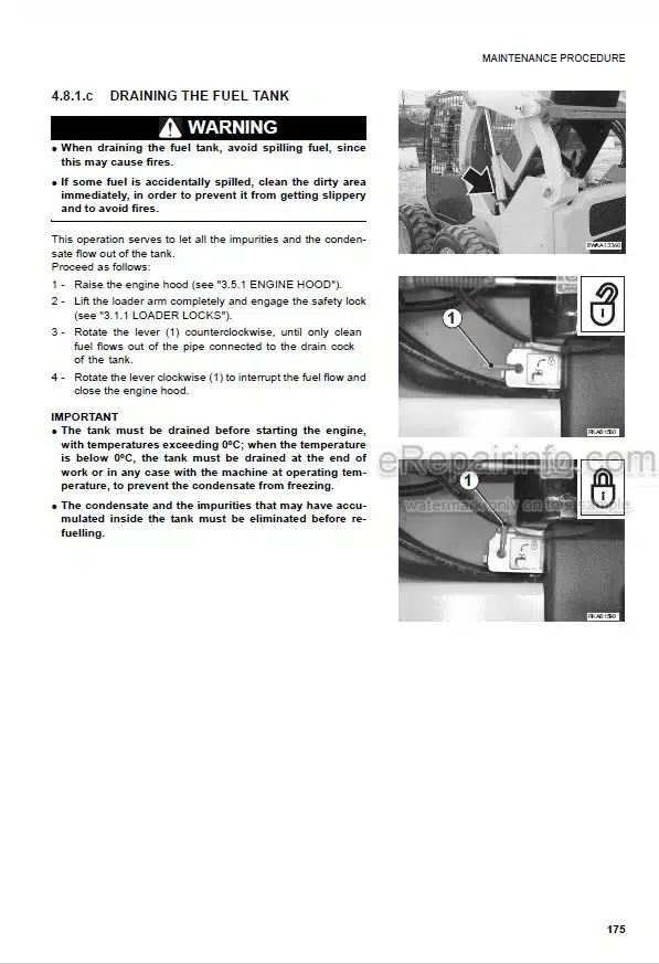 Photo 6 - Komatsu SK820-5 Turbo Operation And Maintenance Manual Skid Steer Loader WEAM005102