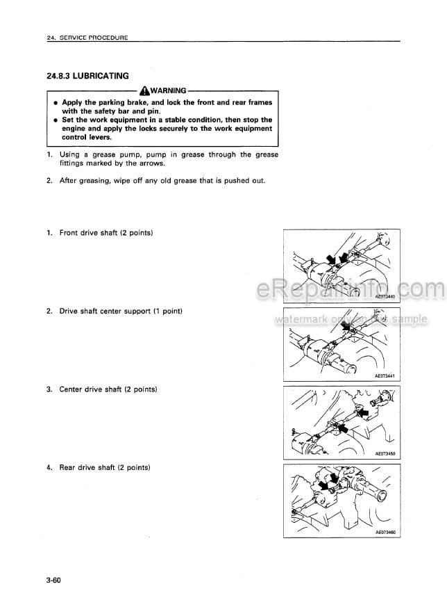 Photo 7 - Komatsu WA70-1 Operation And Maintenance Manual Wheel Loader SEAM04150103