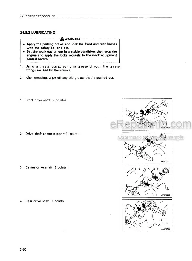 Photo 11 - Komatsu WA180-3 Operation And Maintenance Manual Wheel Loader SEAM007401