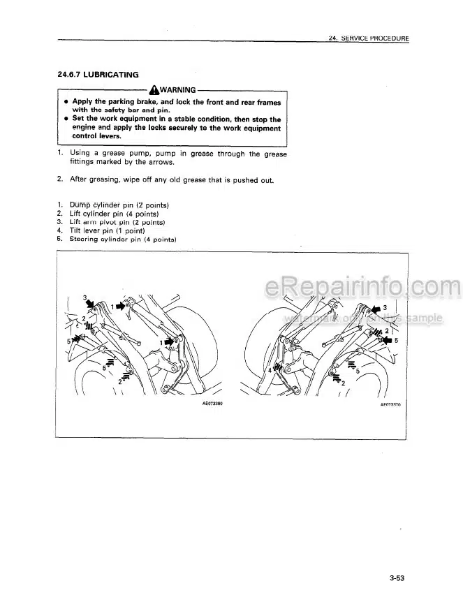 Photo 5 - Komatsu WA180-3 Operation And Maintenance Manual Wheel Loader SEAM007401