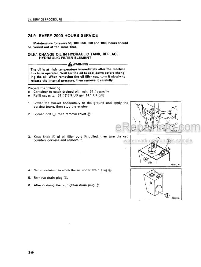 Photo 7 - Komatsu WA200-1 Operation And Maintenance Manual Wheel Loader SEAM04190103