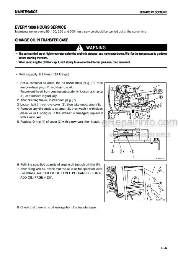 Photo 8 - Komatsu WA250-5 Operation And Maintenance Manual Wheel Loader SEAM050500T