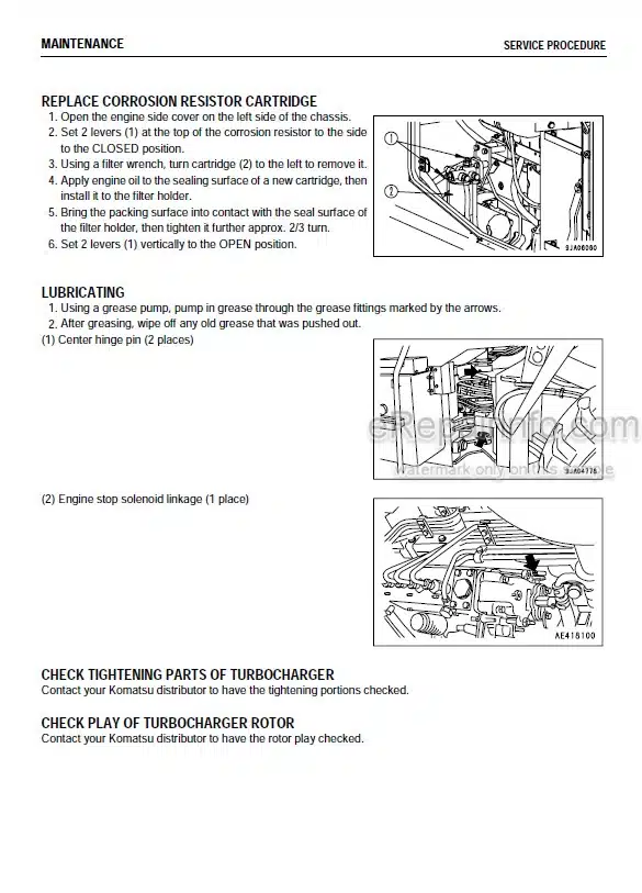 Photo 2 - Komatsu Galeo WA250PT-5 Operation And Maintenance Manual Wheel Loader TEN00085-00