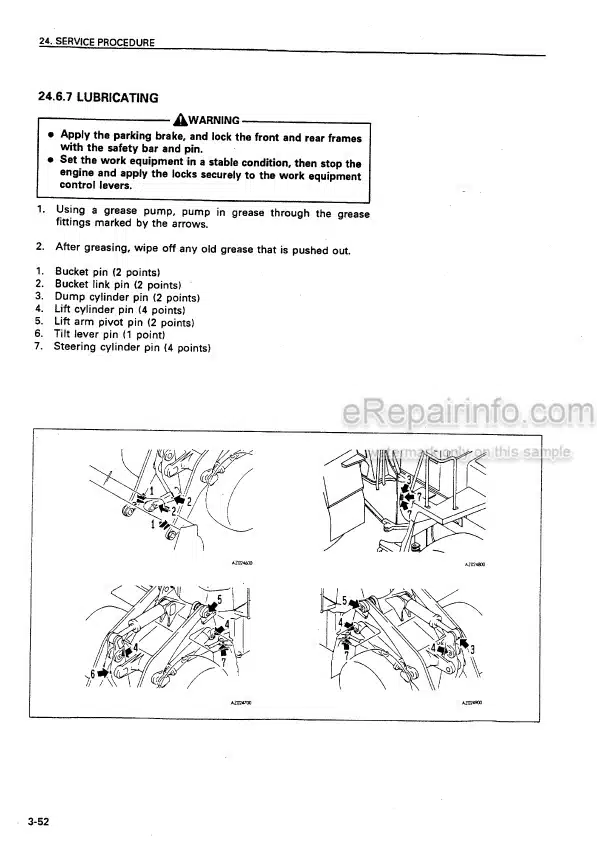 Photo 5 - Komatsu WA450-3 Operation And Maintenance Manual Wheel Loader SEAM004500
