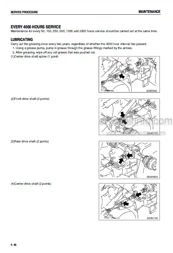 Photo 1 - Komatsu WA470-5 Operation And Maintenance Manual Wheel Loader SEAM041100P