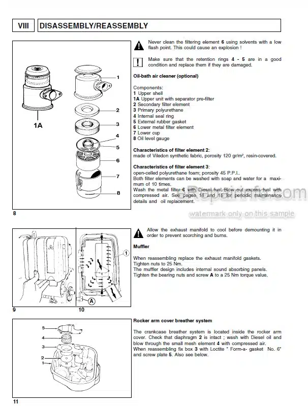 Photo 3 - Lombardini 15LD225 15LD315 15LD350 15LD400 15LD440 Workshop Manual Engine 1-5302-467