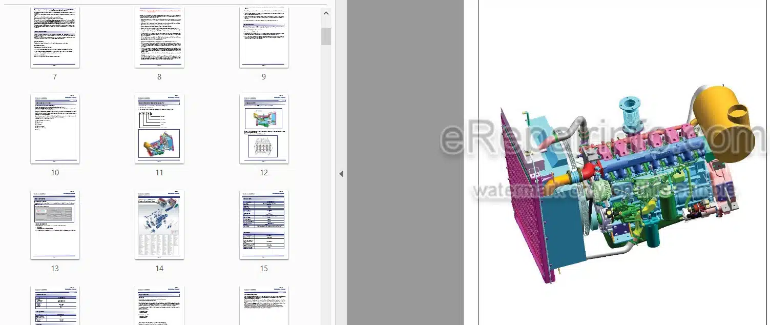 Photo 4 - Mahindra Navistar Acteon 6.12 Mechanical Workshop Manual Engine 9806-7100