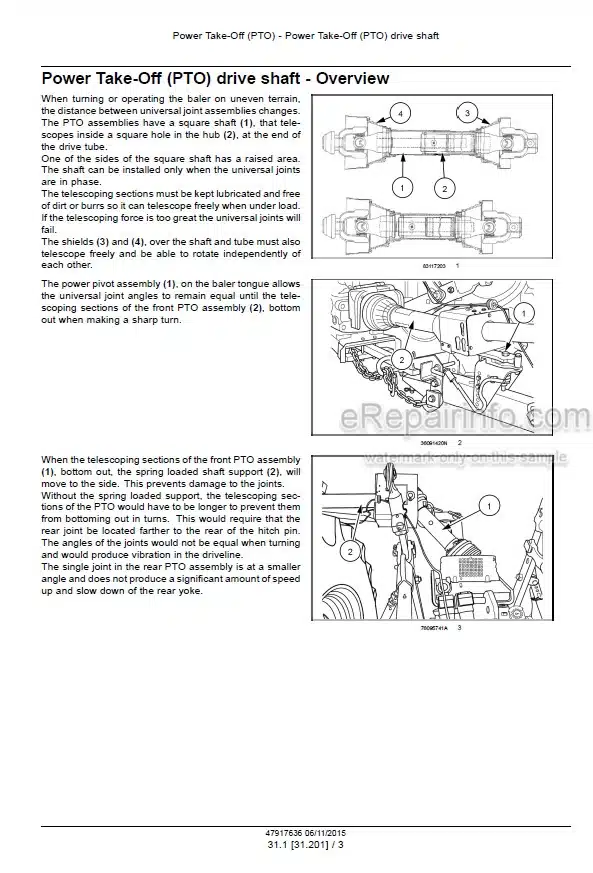 Photo 10 - New Holland BC5050 BC5060 BC5070 Hayliner BC5080 Service Manual Square Baler 47936444