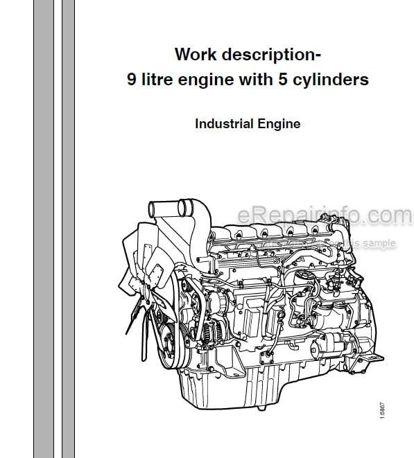 Photo 5 - Scania 9 Litre 5 Cylinders Work Description Industrial Engine 1715049