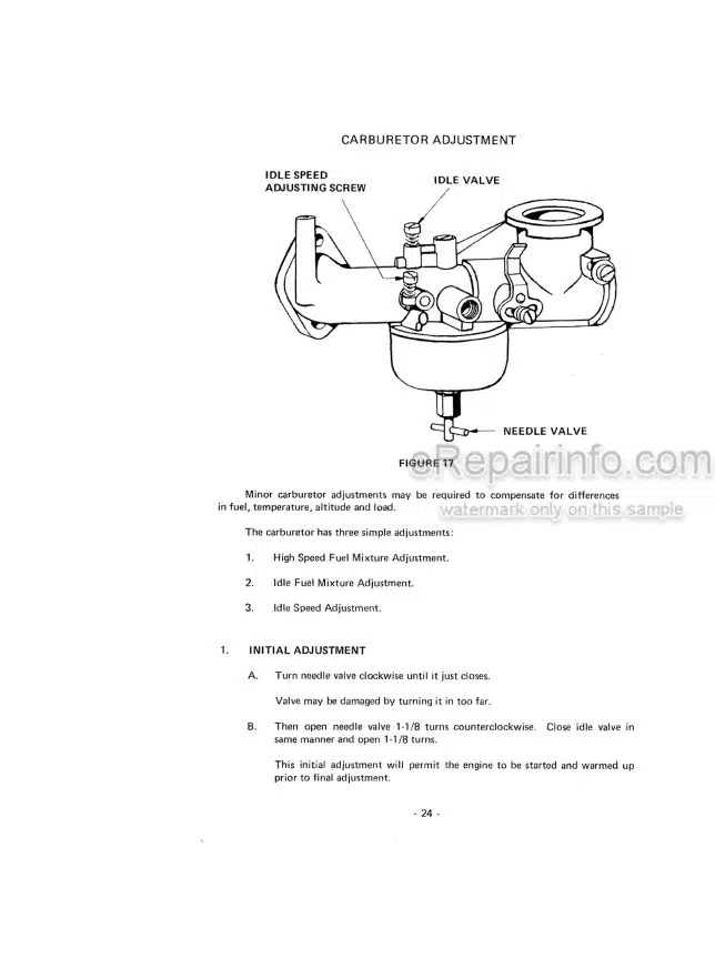 Photo 2 - Case IH 108 Operators Manual Garden Tractor 9-4363