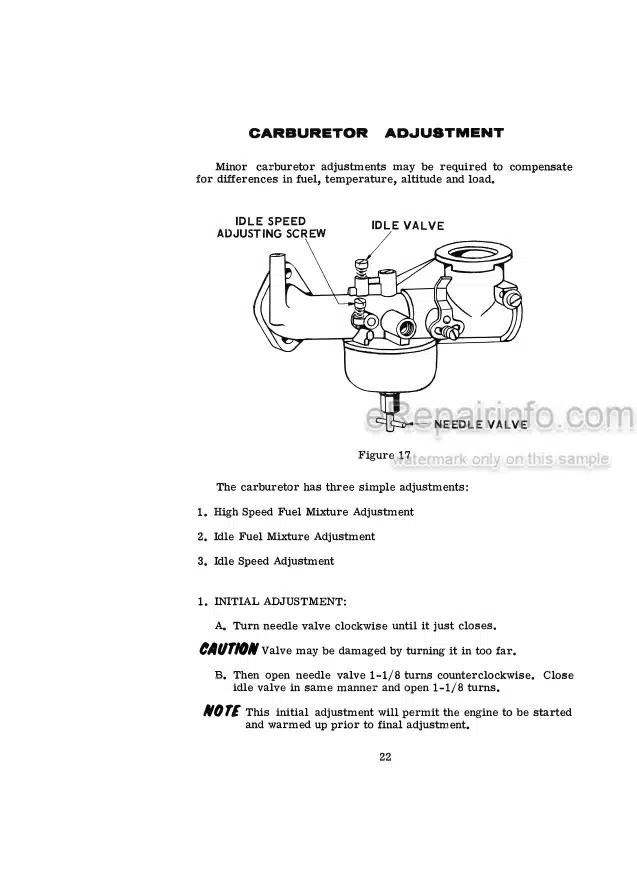 Photo 3 - Case IH 118 Operators Manual Tractor 9-4371