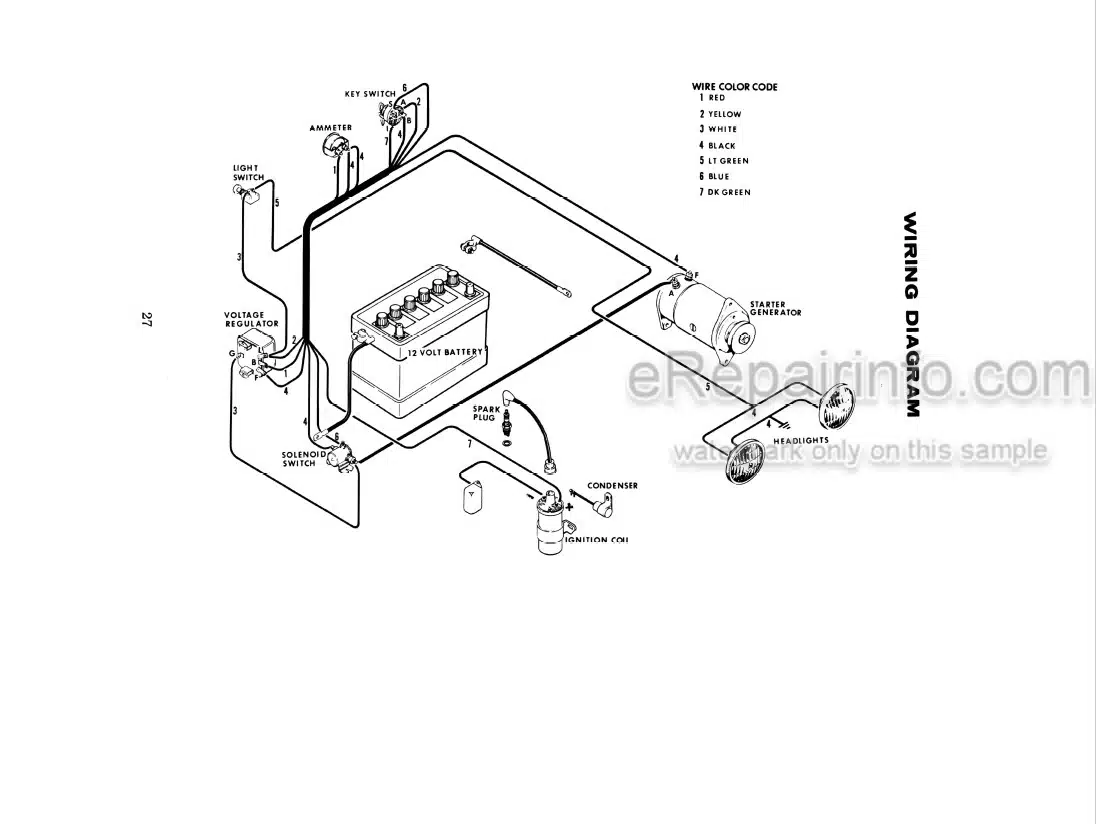 Photo 5 - Case IH 130 180 Operators Manual Garden Tractor 9-1801