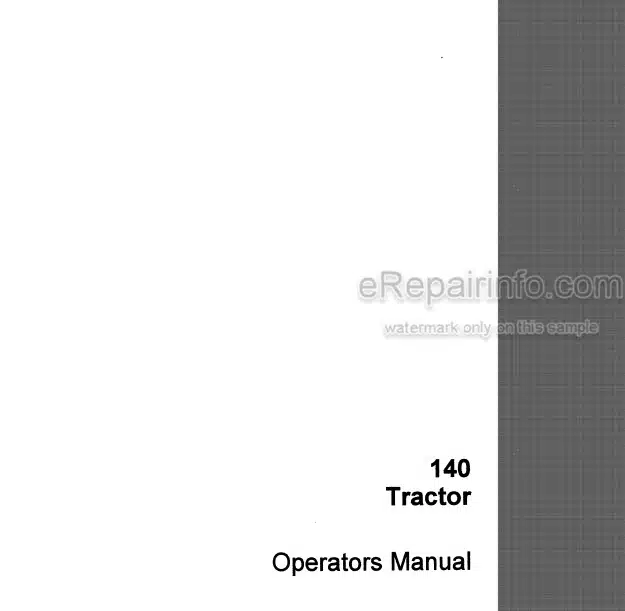 Photo 5 - Case IH 140 Farmall Operators Manual Tractor