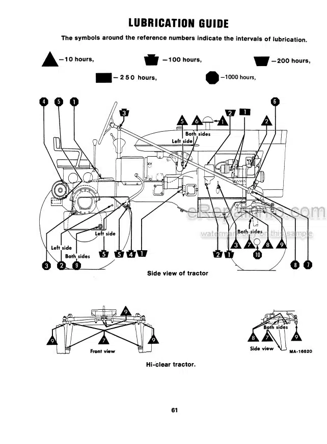 Photo 10 - Case IH 140 Farmall Operators Manual Tractor