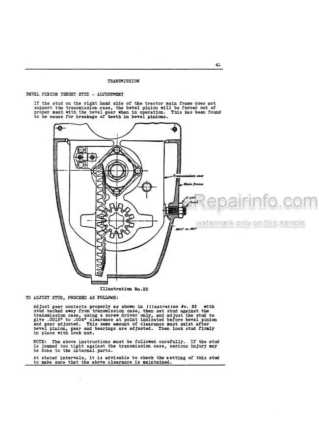 Photo 5 - Case IH 150 190 Operators Manual Garden Tractor