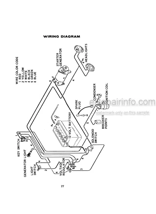 Photo 4 - Case IH 150 190 Operators Manual Garden Tractor