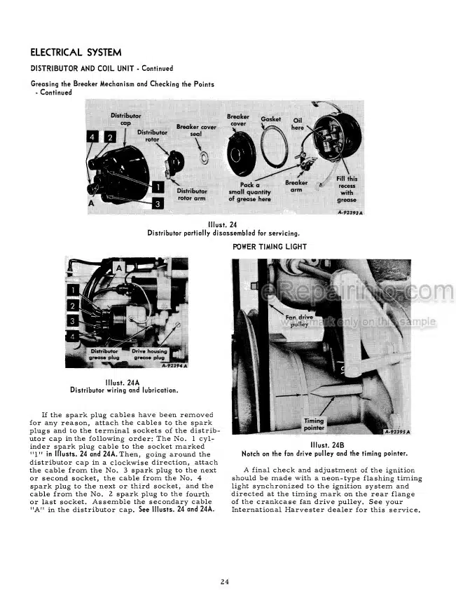 Photo 6 - Case IH 155 195 Operators Manual Compact Tractor
