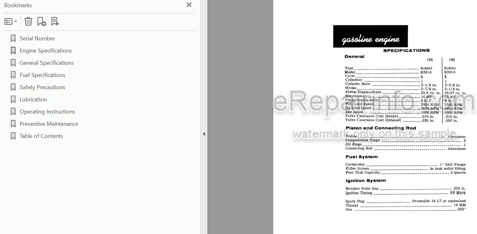 Photo 5 - Case IH 155 195 Operators Manual Compact Tractor