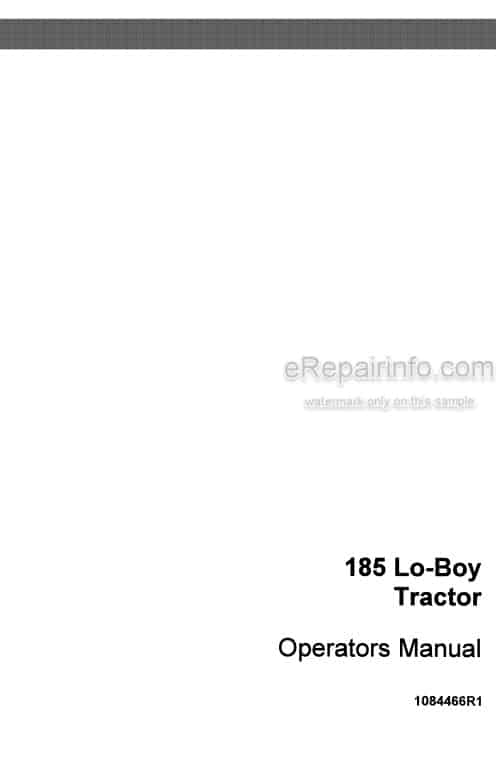 Photo 5 - Case International Cub 184 Lo-Boy Operators Manual Tractor