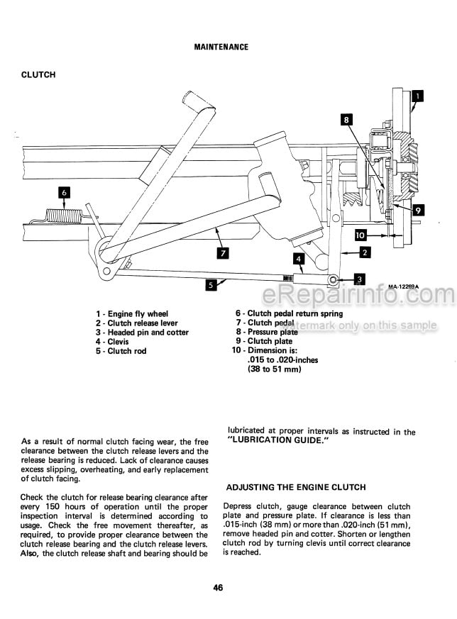 Photo 4 - Case IH 184 Operators Manual Tractor 1096121R2
