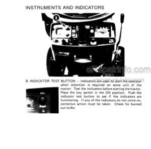 Photo 5 - Case IH 240 Operators Manual Utility Tractor