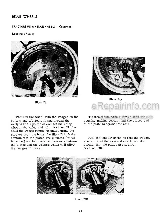 Photo 7 - Case IH 1030 Operators Manual Tractor 9-1864